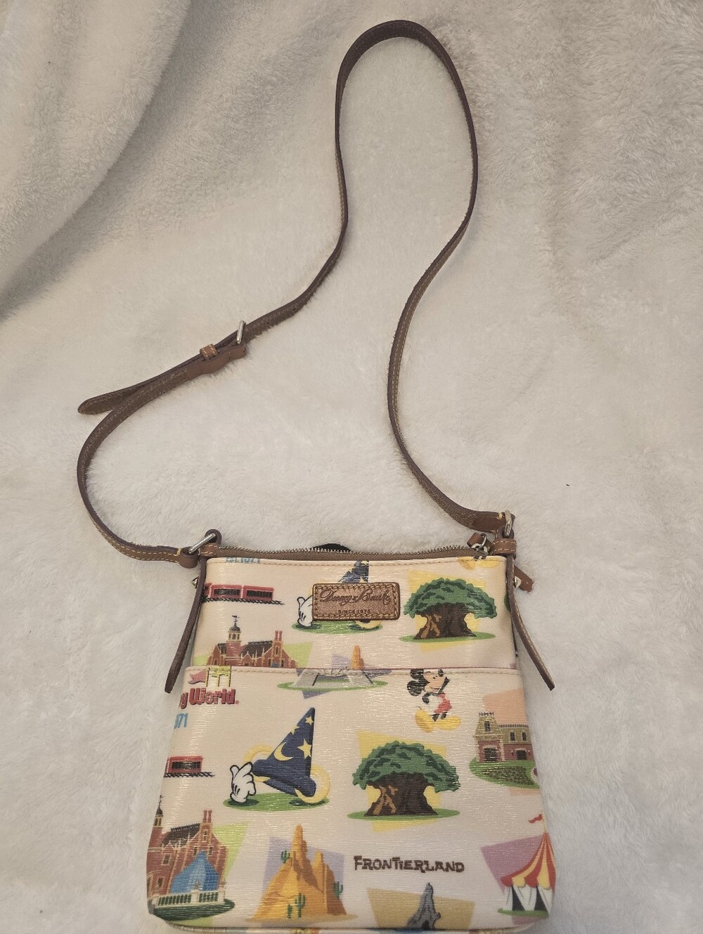Dooney and Bourke WDW Retro Letter Carrier Crossbody Purse